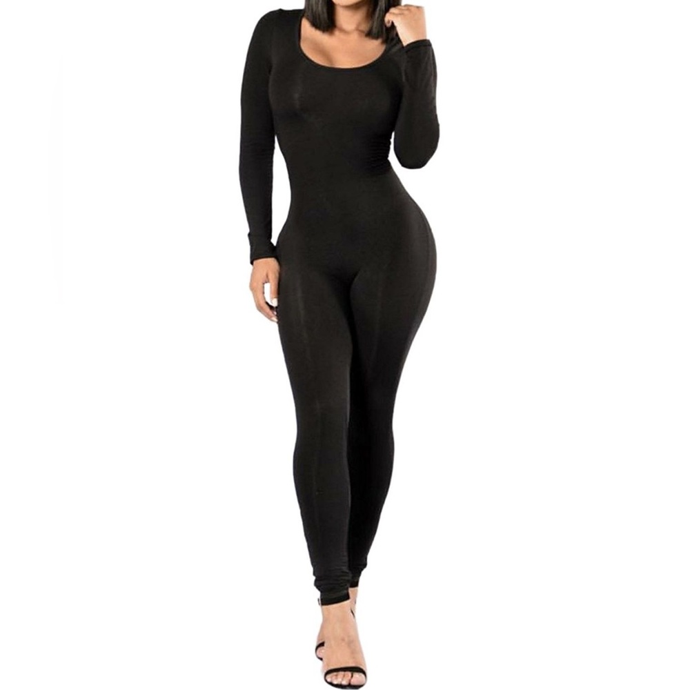 Baddie One Piece Bodysuit Bodycon Jumpsuit